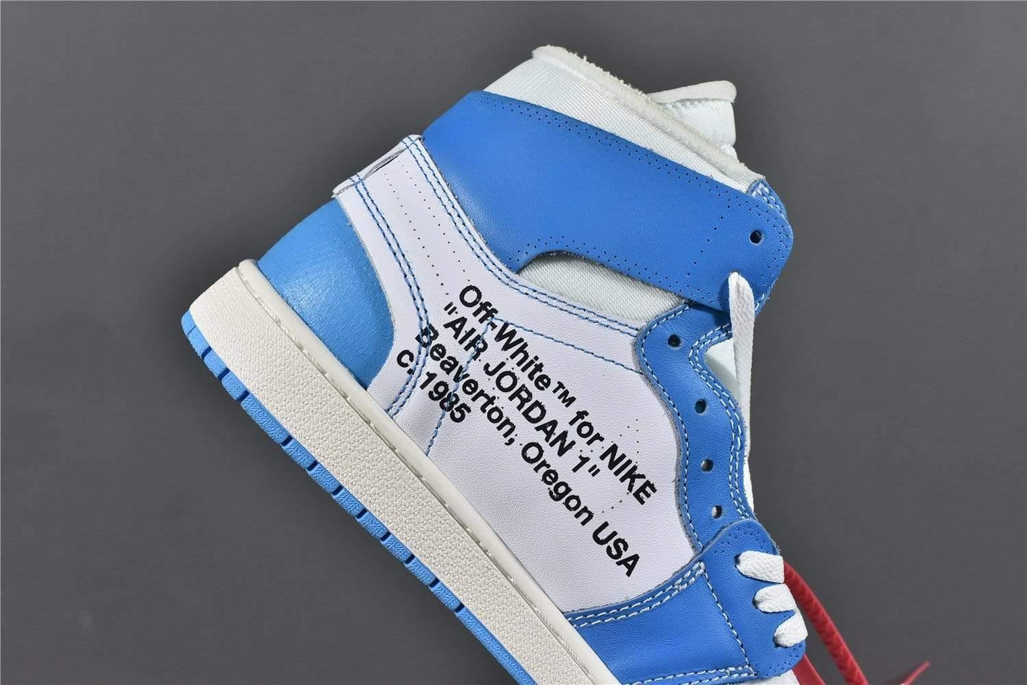 Jordan 1 Retro High Off-White University Blue - Chan Sneakers | Best ...