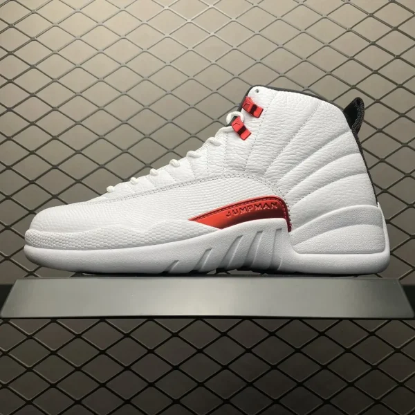 Air Jordan 12 "Twist" white and red