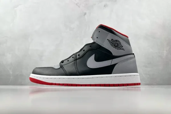 Jordan Air Jordan 1 Mid Grey Black