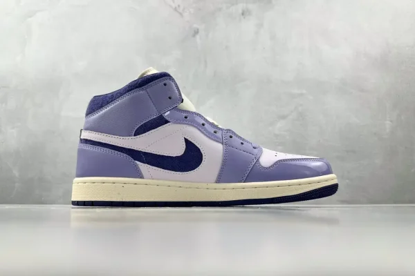 Air Jordan 1 Mid "Purple Chenille" - Image 2