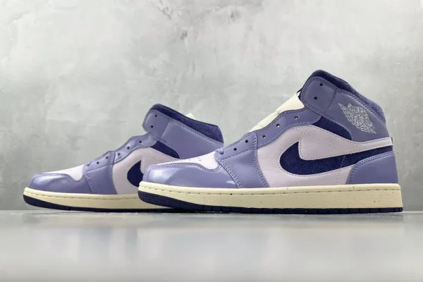 Air Jordan 1 Mid "Purple Chenille" - Image 5