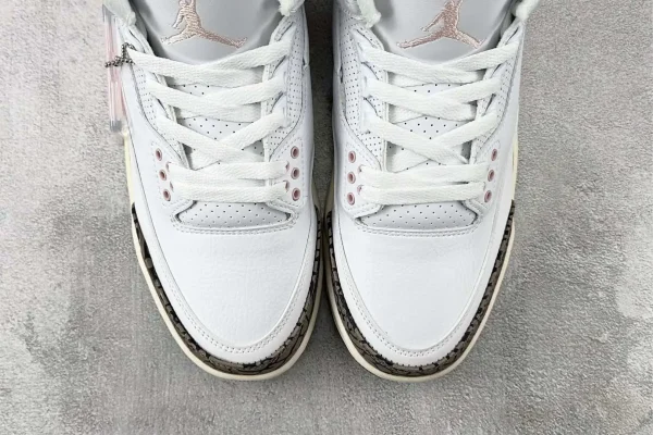 Air Jordan 3 retro "dark mocha" cherry blossom white brown powder - Image 7