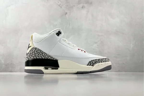 Air Jordan 3 Retro "white cement Reimagined" white cement GS white gray 2023 - Image 2