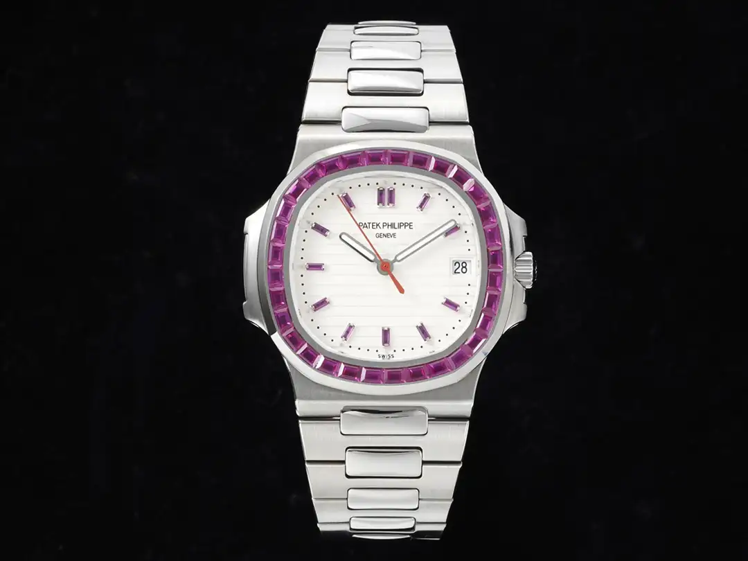Patek Philippe Nautilus 5711 Diamond Set 40mm Steel Bracelet Premium Edition
