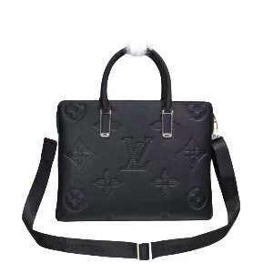 Top notch Leather New LV Men's Bag Handheld