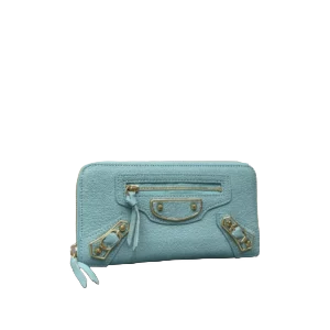 Balenciaga Lake Water Green Classic Retro Zipper