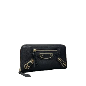 Balenciaga Grey Classic Retro Zipper Length