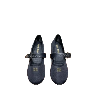 Miu Miu Hollow Weaving Ballet Shoes