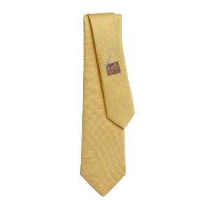 Herms letter men's tie