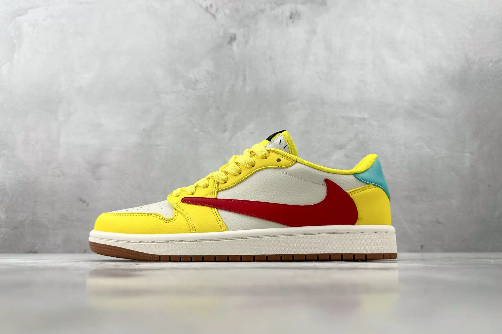 Air Jordan 1 Low ow SP Hook Joint Yellow and White