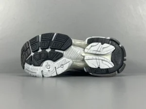 Balenciaga Track sneaker sole black and white rubber outsole with translucent midsole details
