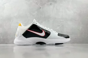 Nike Zoom Kobe 4 Protro white black red synthetic leather basketball sneakers