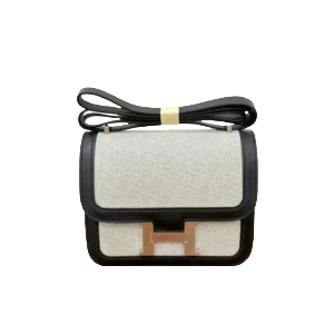 Hermes Concon Small Black Silver Buckle