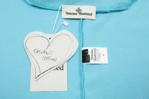 Vivienne Westwood Sprayorb Classic T-shirt medium blue organic cotton material tags