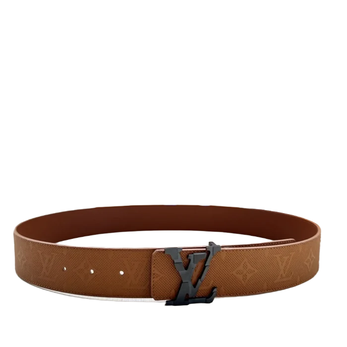 4.0-wide LV Shadow belt with Monogram