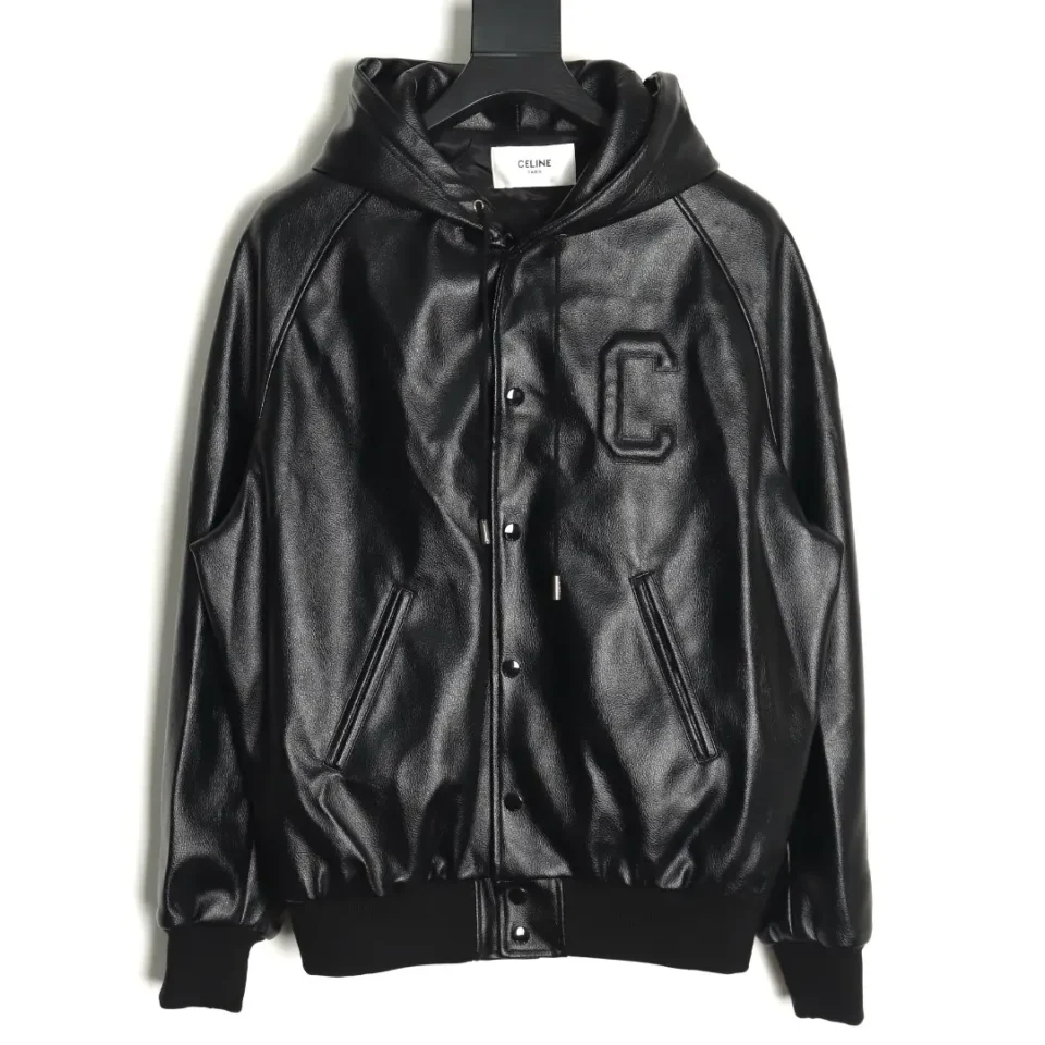 Celine  Hooded College Bomber Jacket