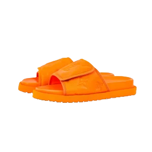 Lv Miami Damier Round Head One Word Slippers