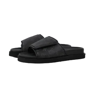 Lv Miami Damier Round Head One Word Slippers