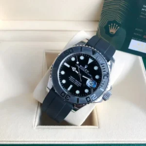 Rolex Yacht-Master 42 White Gold Black Dial Replica Watch – 226659-0002