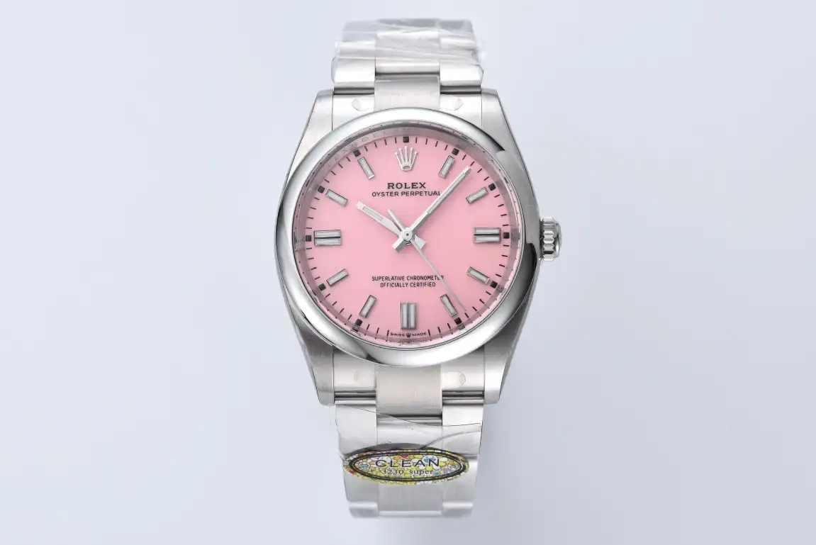 Rolex Oyster Perpetual 36 Candy Pink Dial Replica Watch – 126000-0008