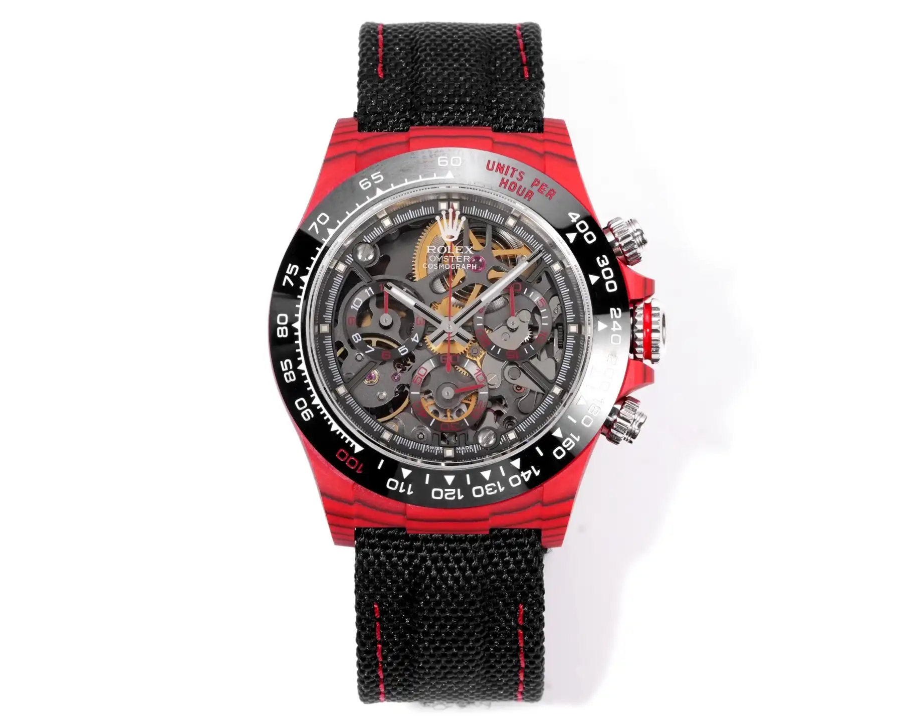 Rolex Daytona Concept Carmine Red Skeleton Replica Watch – 116500LN-CONCEPT-RED