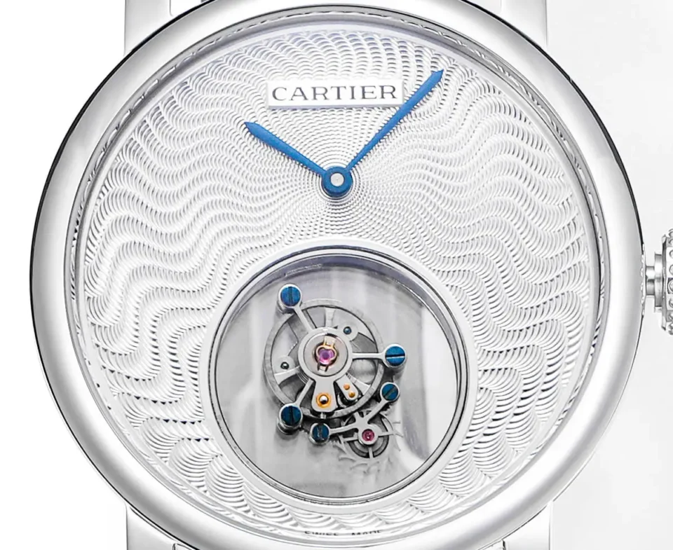 Cartier Rotonde Double Tourbillon 45mm Leather Strap Premium Edition