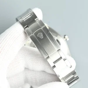 Rolex Oyster Perpetual steel bracelet stainless steel clasp with embossed crown logo