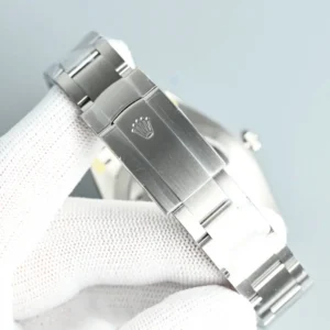 Rolex Submariner 116610LN stainless steel bracelet with engraved crown clasp and brushed finish