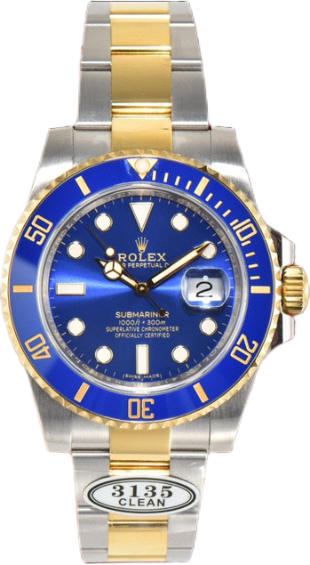 Rolex Submariner Bluesy 40mm Two Tone Oyster Bracelet Ultimate Edition