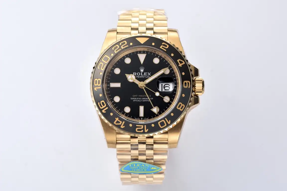 Rolex GMT-Master II Full Gold Black Dial 126718GRNR