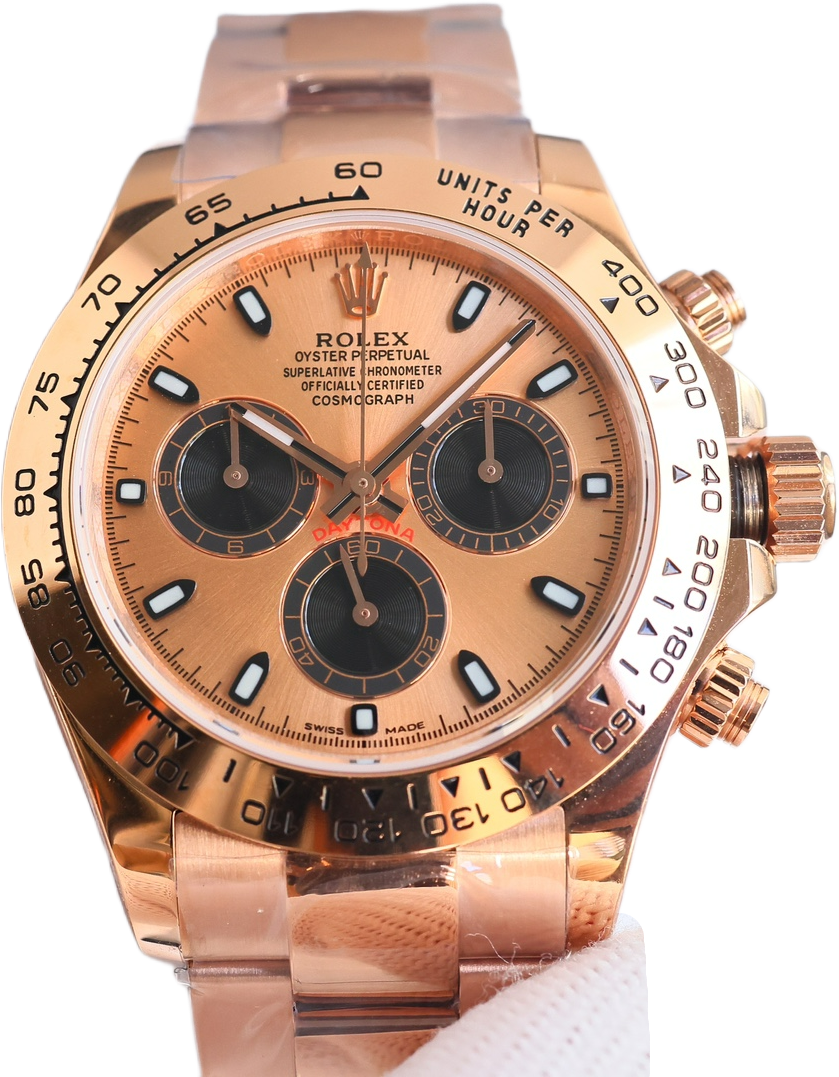 Rolex Daytona Everose Gold Sundust Dial 40mm Oyster Bracelet Premium Edition