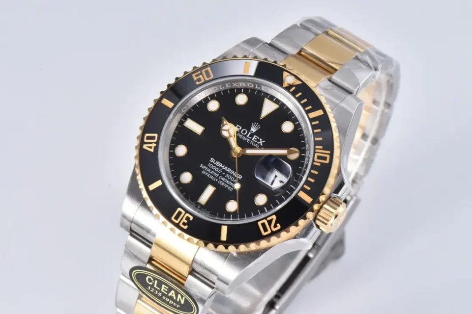 Rolex Submariner 116613LN black dial ceramic bezel two-tone stainless steel and yellow gold watch