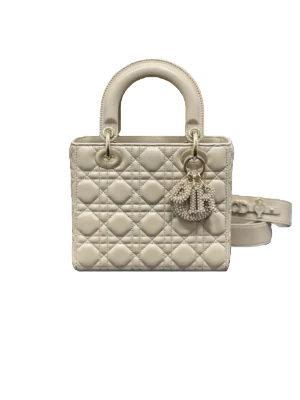 Lady Dior Beige Luxury Handbag