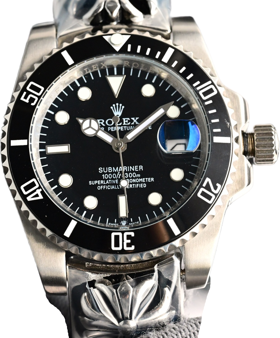 Rolex Submariner Date White Gold Black Dial 40mm Oyster Bracelet Premium Edition