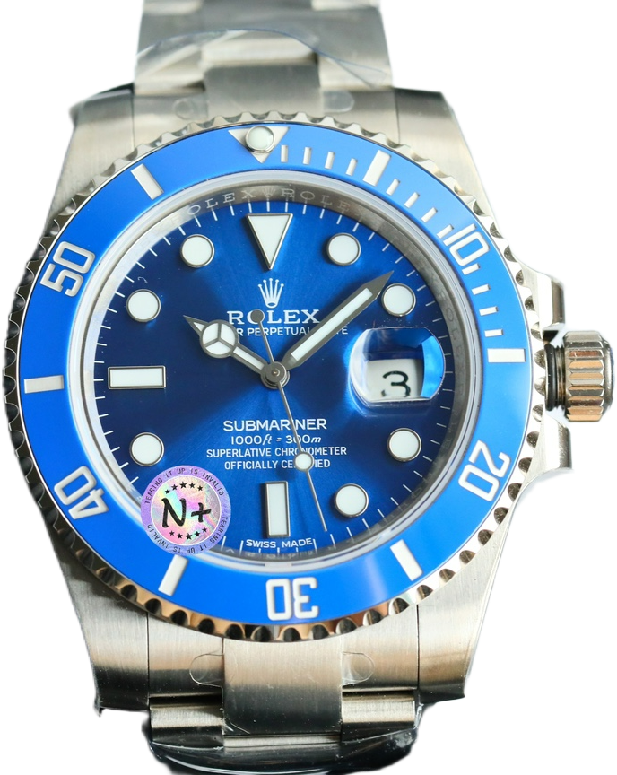 Rolex Submariner Blue Dial Blue Bezel 41mm Oyster Bracelet Premium Edition