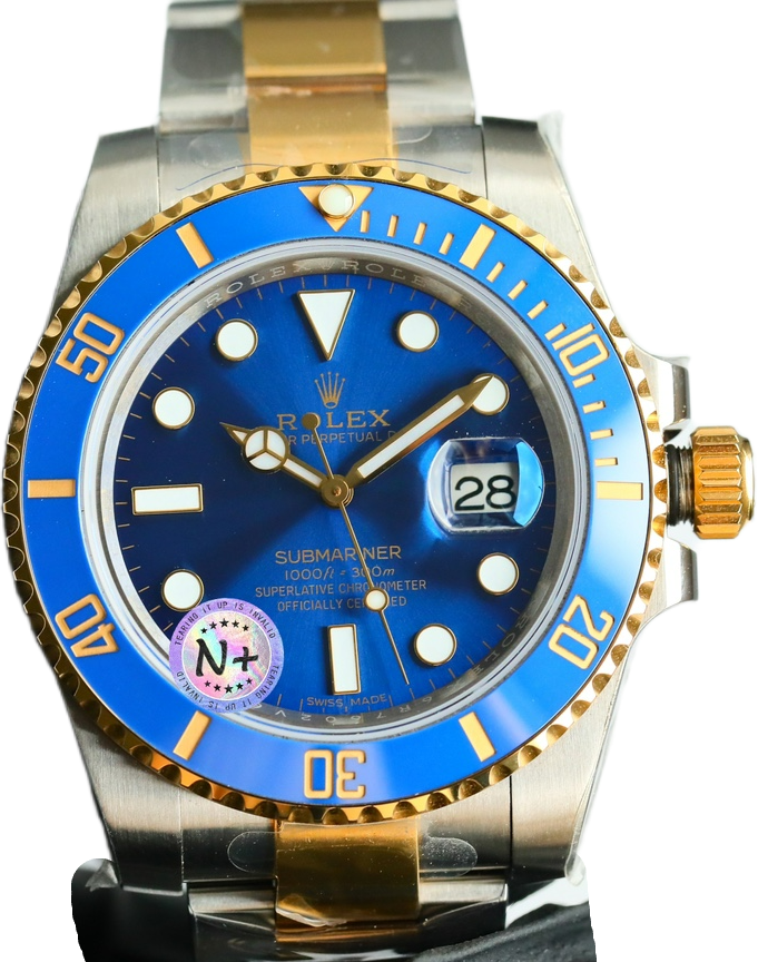 Rolex Submariner Bluesy 40mm Two Tone Oyster Bracelet Premium Edition