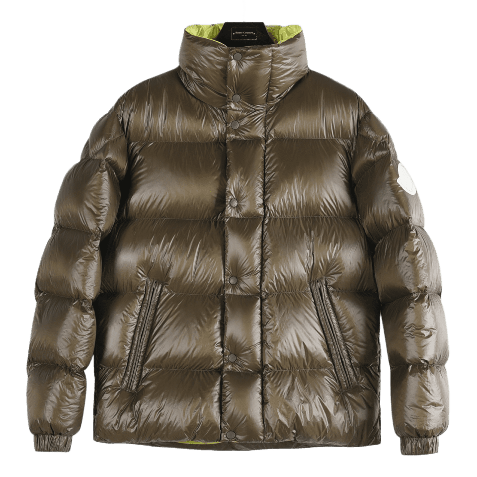 Moncler Men's Dervox Short Down Jacket In Military Green