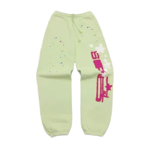 Sp5der mint green sweatpants