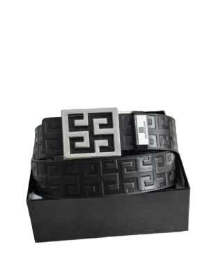 Givenchy Men Double-Sided Logo Leather Belt 4.0cm