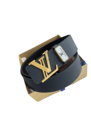 Louis Vuitton Steel Buckle Leather Belt Top Layer Cowhide