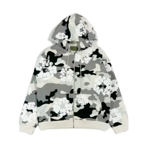 Denim Tears white snow camouflage wood