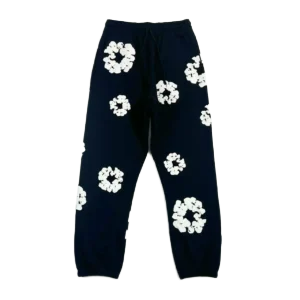 Denim Tears Main Line Black Cotton Flower