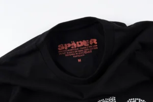 Späuer T-shirt black 100% cotton crew neck casual wear medium size