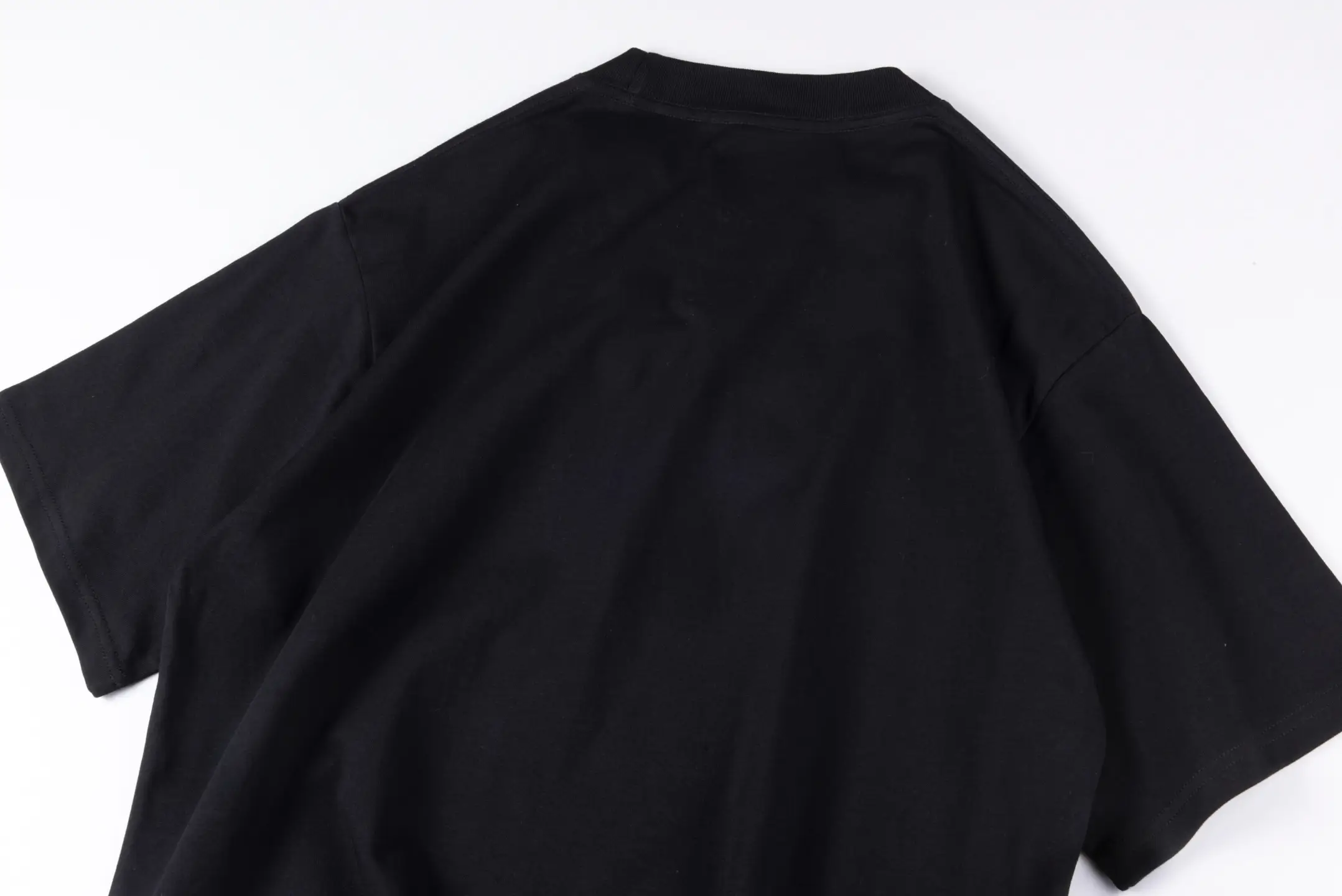 Repsgoat black cotton oversized t-shirt short sleeve casual wear