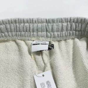 Readymade Denim Tears beige cotton blend sweatpants with elastic waistband and brand label