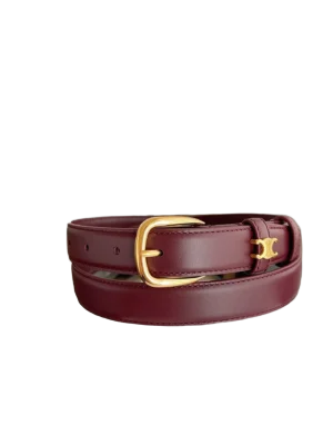 Celine Vivienne Taurillon 25mm Leather Belt