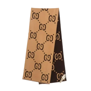 Gucci GG Large Logo Jacquard Wool Scarf – 2020 Hot Sale