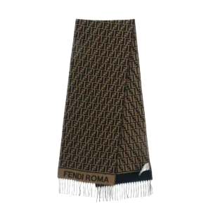 FENDI FD Old Flower Small FF Tassel Long Scarf#Purchasing version of cashmere and wool material