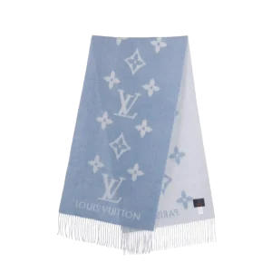 Louis Vuitton Printed Cashmere Fringe Scarf – Premium Cashmere Shawl
