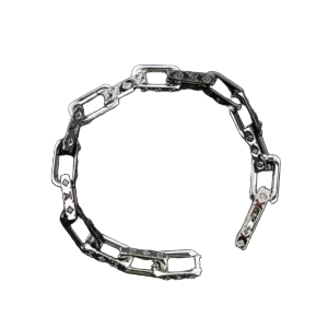 Louis Vuitton  Bamboo Series Black Silver Braceletup